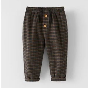 NWT Zara Baby Plaid Pants size 18-24 months
